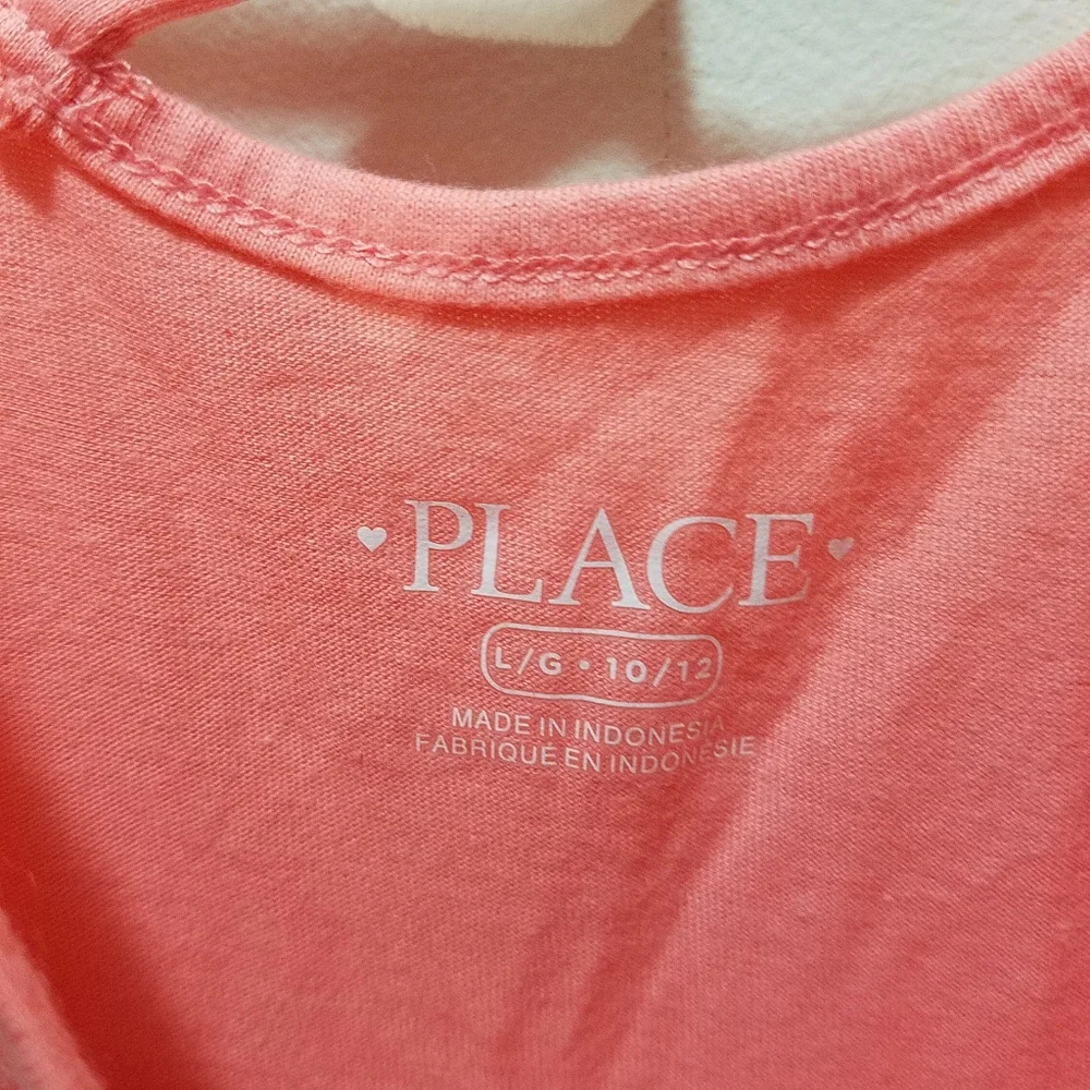 Children's Place Peach Dress Navy Love Leggings Cat & Jack Girls Kids Large L